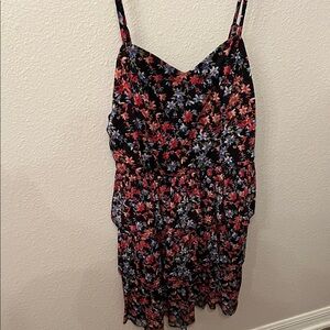 I.N. San Francisco Floral Black Dress